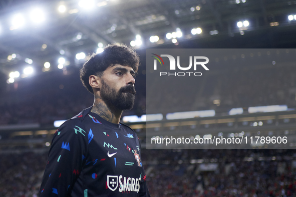 Samuel Costa of Portugal looks on before the UEFA Nations League 2024/25 League A Group A1 match between Portugal and Poland at Estadio Do D...