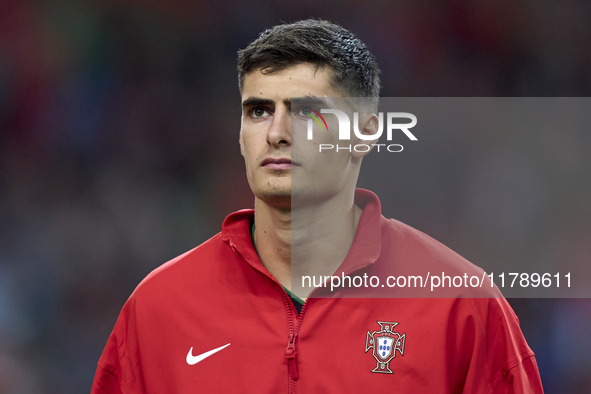 Antonio Silva of Portugal looks on before the UEFA Nations League 2024/25 League A Group A1 match between Portugal and Poland at Estadio Do...