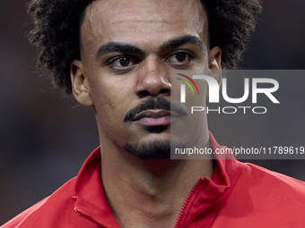 Renato Veiga of Portugal looks on before the UEFA Nations League 2024/25 League A Group A1 match between Portugal and Poland at Estadio Do D...