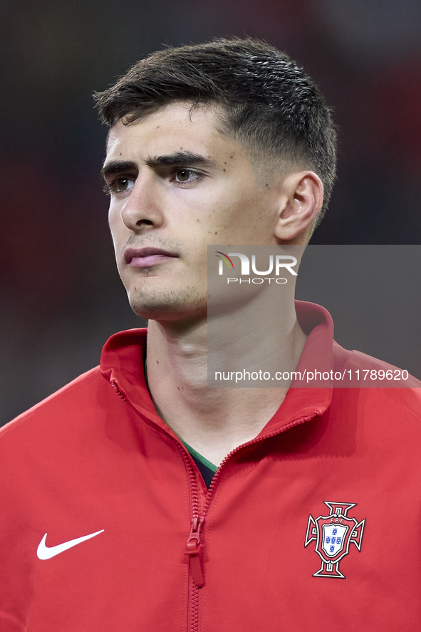 Antonio Silva of Portugal looks on before the UEFA Nations League 2024/25 League A Group A1 match between Portugal and Poland at Estadio Do...