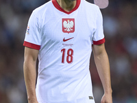 Bartosz Bereszynski of Poland looks on during the UEFA Nations League 2024/25 League A Group A1 match between Portugal and Poland at Estadio...