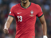 Renato Veiga of Portugal looks on during the UEFA Nations League 2024/25 League A Group A1 match between Portugal and Poland at Estadio Do D...