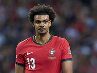 Renato Veiga of Portugal looks on during the UEFA Nations League 2024/25 League A Group A1 match between Portugal and Poland at Estadio Do D...