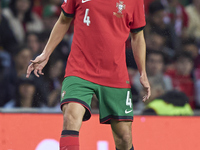 Antonio Silva of Portugal is in action during the UEFA Nations League 2024/25 League A Group A1 match between Portugal and Poland at Estadio...