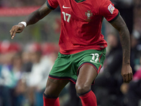 Rafael Leao of Portugal is in action during the UEFA Nations League 2024/25 League A Group A1 match between Portugal and Poland at Estadio D...