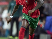 Rafael Leao of Portugal is in action during the UEFA Nations League 2024/25 League A Group A1 match between Portugal and Poland at Estadio D...