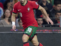 Pedro Neto of Portugal is in action during the UEFA Nations League 2024/25 League A Group A1 match between Portugal and Poland at Estadio Do...