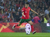 Antonio Silva of Portugal is in action during the UEFA Nations League 2024/25 League A Group A1 match between Portugal and Poland at Estadio...