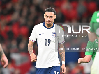 Morgan Rogers, 19, from England, looks on during the UEFA Nations League 2024/5, League B, Group B2 match between England and the Republic o...