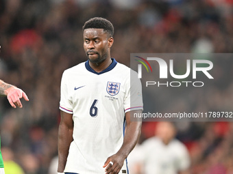 Marc Guehi (6 England) looks on during the UEFA Nations League 2024/5, League B, Group B2 match between England and the Republic of Ireland...