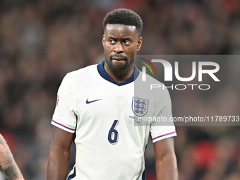 Marc Guehi (6 England) looks on during the UEFA Nations League 2024/5, League B, Group B2 match between England and the Republic of Ireland...