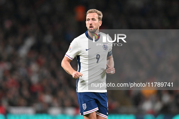 Harry Kane (9 England) looks on during the UEFA Nations League 2024/5, League B, Group B2 match between England and the Republic of Ireland...