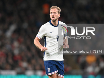 Harry Kane (9 England) looks on during the UEFA Nations League 2024/5, League B, Group B2 match between England and the Republic of Ireland...