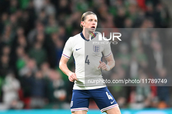 Connor Gallagher (4 England) looks on during the UEFA Nations League 2024/5, League B, Group B2 match between England and the Republic of Ir...