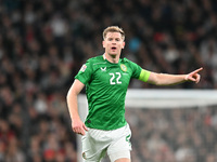 Nathan Collins of the Republic of Ireland points during the UEFA Nations League 2024/5, League B, Group B2 match between England and the Rep...