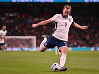 Harry Kane (9 England) shoots during the UEFA Nations League 2024/5, League B, Group B2 match between England and the Republic of Ireland at...