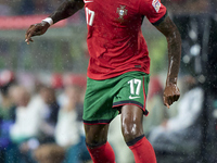 Rafael Leao of Portugal is in action during the UEFA Nations League 2024/25 League A Group A1 match between Portugal and Poland at Estadio D...