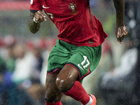 Rafael Leao of Portugal is in action during the UEFA Nations League 2024/25 League A Group A1 match between Portugal and Poland at Estadio D...