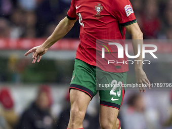 Vitor Ferreira 'Vitinha' of Portugal is in action during the UEFA Nations League 2024/25 League A Group A1 match between Portugal and Poland...