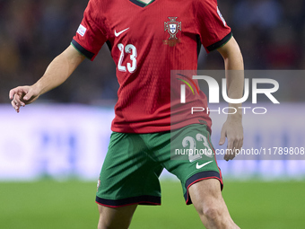 Vitor Ferreira 'Vitinha' of Portugal is in action during the UEFA Nations League 2024/25 League A Group A1 match between Portugal and Poland...