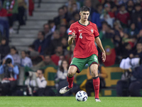 Antonio Silva of Portugal is in action during the UEFA Nations League 2024/25 League A Group A1 match between Portugal and Poland at Estadio...