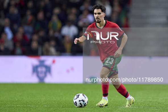 Vitor Ferreira 'Vitinha' of Portugal is in action during the UEFA Nations League 2024/25 League A Group A1 match between Portugal and Poland...