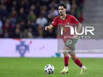 Vitor Ferreira 'Vitinha' of Portugal is in action during the UEFA Nations League 2024/25 League A Group A1 match between Portugal and Poland...