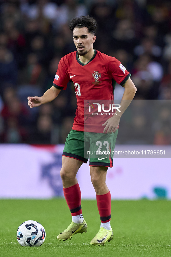 Vitor Ferreira 'Vitinha' of Portugal is in action during the UEFA Nations League 2024/25 League A Group A1 match between Portugal and Poland...