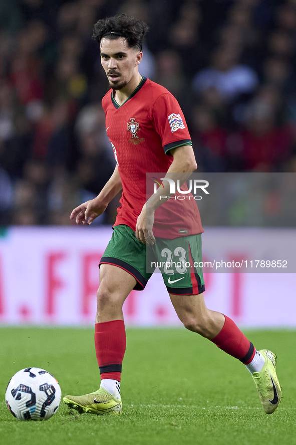 Vitor Ferreira 'Vitinha' of Portugal is in action during the UEFA Nations League 2024/25 League A Group A1 match between Portugal and Poland...