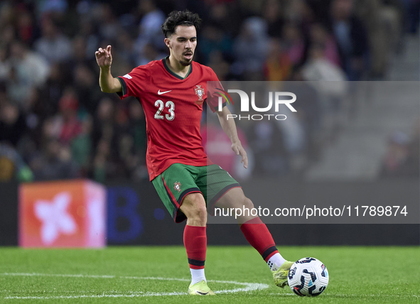 Vitor Ferreira 'Vitinha' of Portugal is in action during the UEFA Nations League 2024/25 League A Group A1 match between Portugal and Poland...