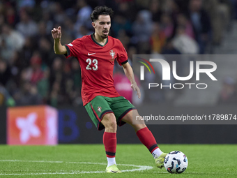 Vitor Ferreira 'Vitinha' of Portugal is in action during the UEFA Nations League 2024/25 League A Group A1 match between Portugal and Poland...