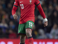 Renato Veiga of Portugal is in action during the UEFA Nations League 2024/25 League A Group A1 match between Portugal and Poland at Estadio...