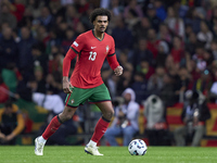 Renato Veiga of Portugal is in action during the UEFA Nations League 2024/25 League A Group A1 match between Portugal and Poland at Estadio...