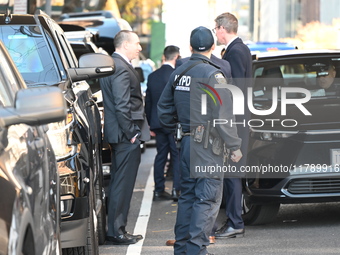 A woman is stabbed and is in likely condition at East 42nd Street and 1st Avenue by the United Nations in Manhattan, New York, United States...