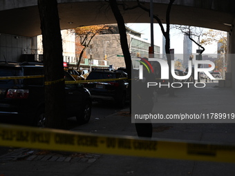 A woman is stabbed and is in likely condition at East 42nd Street and 1st Avenue by the United Nations in Manhattan, New York, United States...