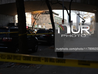 A woman is stabbed and is in likely condition at East 42nd Street and 1st Avenue by the United Nations in Manhattan, New York, United States...