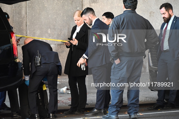 A woman is stabbed and is in likely condition at East 42nd Street and 1st Avenue by the United Nations in Manhattan, New York, United States...