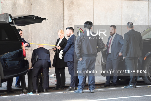 A woman is stabbed and is in likely condition at East 42nd Street and 1st Avenue by the United Nations in Manhattan, New York, United States...