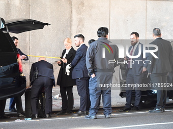 A woman is stabbed and is in likely condition at East 42nd Street and 1st Avenue by the United Nations in Manhattan, New York, United States...