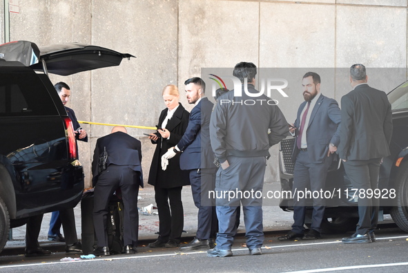 A woman is stabbed and is in likely condition at East 42nd Street and 1st Avenue by the United Nations in Manhattan, New York, United States...