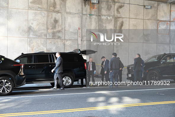 A woman is stabbed and is in likely condition at East 42nd Street and 1st Avenue by the United Nations in Manhattan, New York, United States...