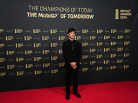 Ai Ogura (79) of Japan and Mt Helmets - Msi Boscoscuro on the red carpet during the MotoGP Awards 2024 at the Museu Nacional d'Art de Catalu...