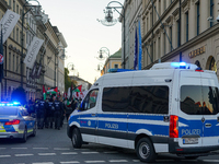 Police take action at a pro-Palestinian demonstration in Munich, Germany, on November 16, 2024 (