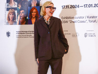 Cate Blanchett attends the opening of 'Manifesto' exhibition by Julian Rosefeldt in the Centre Of Contemporary Art as part of the 32nd Energ...