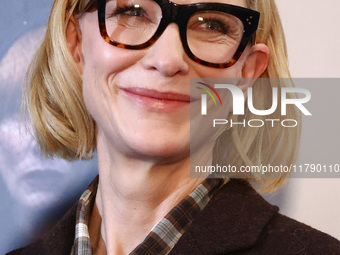 Cate Blanchett attends the opening of 'Manifesto' exhibition by Julian Rosefeldt in the Centre Of Contemporary Art as part of the 32nd Energ...