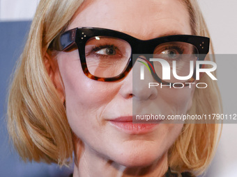 Cate Blanchett attends the opening of 'Manifesto' exhibition by Julian Rosefeldt in the Centre Of Contemporary Art as part of the 32nd Energ...