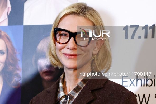 Cate Blanchett attends the opening of 'Manifesto' exhibition by Julian Rosefeldt in the Centre Of Contemporary Art as part of the 32nd Energ...