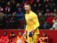 Lukasz Skorupski during UEFA Nations League match Poland - Scotland at National Stadium in Warsaw, Poland on November 18, 2024. (