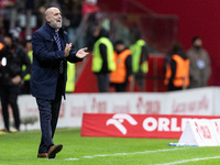 Michal Probierz  during UEFA Nations League match Poland vs Scotland in Warsaw Poland on 18 November 2024. (