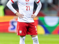 Nicola Zalewski  during UEFA Nations League match Poland vs Scotland in Warsaw Poland on 18 November 2024. (